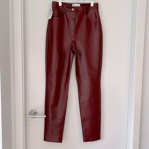 WILFRED MELINA SKINNY IN GARNET RED BNWT